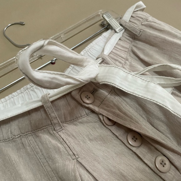 Free people button fly linen cotton blend harem pants - Picture 4 of 11